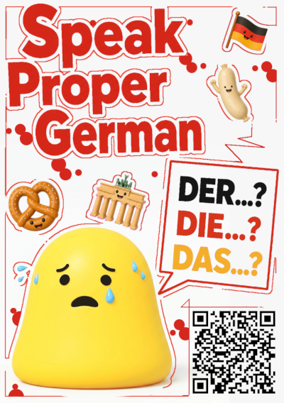 Speak Proper German — der, die, das?